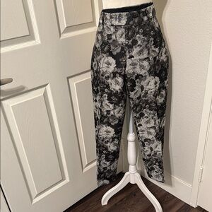 Banana Republic Jacquard Floral Trousers